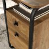 Picture of Station House L-Desk - Etched Oak