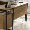 Picture of Station House L-Desk - Etched Oak