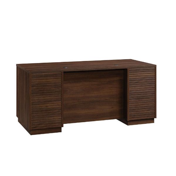 Picture of Englewood Executive Desk - Spiced Mahogany