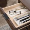 Picture of Englewood Executive Desk - Spiced Mahogany