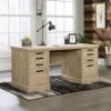 Picture of Aspen Post Executive Desk - Prime Oak