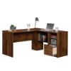 Picture of Harvey Park L-Desk - Grand Walnut