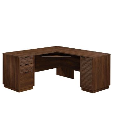 Picture of Englewood L-Desk - Spiced Mahogany