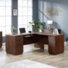 Picture of Englewood L-Desk - Spiced Mahogany
