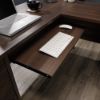 Picture of Englewood L-Desk - Spiced Mahogany