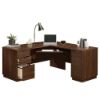 Picture of Englewood L-Desk - Spiced Mahogany
