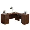 Picture of Englewood L-Desk - Spiced Mahogany