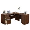 Picture of Englewood L-Desk - Spiced Mahogany
