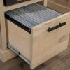 Picture of Aspen Post Computer Desk - Prime Oak