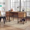 Picture of Iron City Desk - Checked Oak