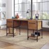 Picture of Iron City Desk - Checked Oak