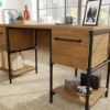 Picture of Iron City Desk - Checked Oak