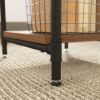 Picture of Iron City Desk - Checked Oak