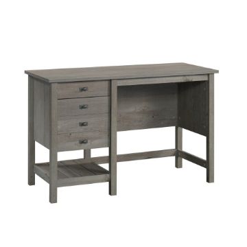 Picture of Cottage Road Single Pedestal Desk - Mystic Oak