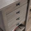 Picture of Cottage Road Single Pedestal Desk - Mystic Oak