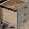 Picture of Cottage Road Single Pedestal Desk - Mystic Oak