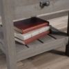 Picture of Cottage Road Single Pedestal Desk - Mystic Oak