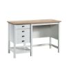 Picture of Cottage Road Single Pedestal Desk - Soft White