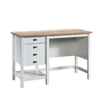 Picture of Cottage Road Single Pedestal Desk - Soft White