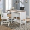 Picture of Cottage Road Single Pedestal Desk - Soft White
