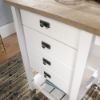 Picture of Cottage Road Single Pedestal Desk - Soft White