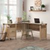 Picture of Bridge Acre Rustic Farmhouse L-Desk - Orchard Oak