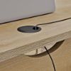 Picture of Bridge Acre Rustic Farmhouse L-Desk - Orchard Oak