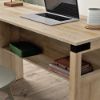 Picture of Bridge Acre Rustic Farmhouse L-Desk - Orchard Oak