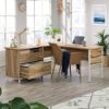 Picture of Portage Park L Desk - Kiln Acacia