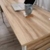 Picture of Portage Park L Desk - Kiln Acacia