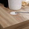 Picture of Portage Park L Desk - Kiln Acacia
