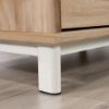 Picture of Portage Park L Desk - Kiln Acacia
