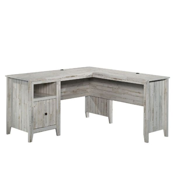 Picture of Dakota Pass L-Desk - White Plank