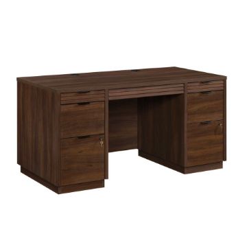 Picture of Palo Alto 60" Double Pedestal Desk - Spiced Mahoga