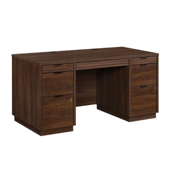 Picture of Palo Alto 60" Double Pedestal Desk - Spiced Mahoga