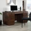 Picture of Palo Alto 60" Double Pedestal Desk - Spiced Mahoga