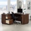 Picture of Palo Alto 60" L-Shaped Desk - Spiced Mahogany