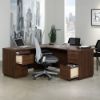 Picture of Palo Alto 72" L-Desk - Spiced Mahogany