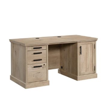 Picture of Mason Peak 60" Double Pedestal Desk - Prime Oak