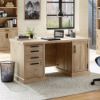 Picture of Mason Peak 60" Double Pedestal Desk - Prime Oak