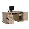 Picture of Mason Peak 60" Double Pedestal Desk - Prime Oak