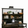 Picture of Steel River Computer Hutch - Carbon Oak