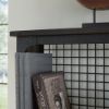 Picture of Steel River Computer Hutch - Carbon Oak