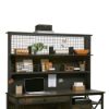 Picture of Steel River Computer Hutch - Carbon Oak