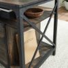 Picture of Steel River Computer Desk - Carbon Oak