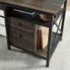 Picture of Steel River Computer Desk - Carbon Oak