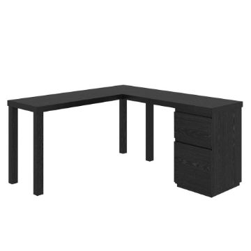 Picture of Northcott L-Desk - Bourbon Oak