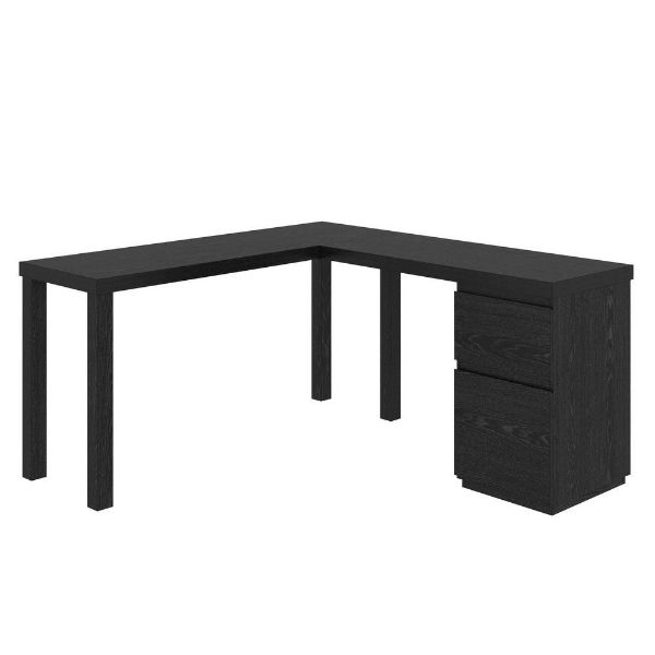 Picture of Northcott L-Desk - Bourbon Oak