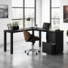 Picture of Northcott L-Desk - Bourbon Oak