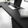 Picture of Northcott L-Desk - Bourbon Oak